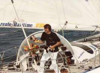 Vendee Globe Challenge 1989-1990 - Arrivee Pierre Follenfant