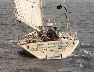 Vendee Globe Challenge 1989-1990 - Arrivee Philippe Jeantot 2