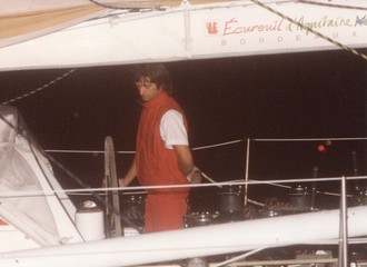 Vendee Globe Challenge 1989-1990 - Arrivee Titouan Lamazou 3