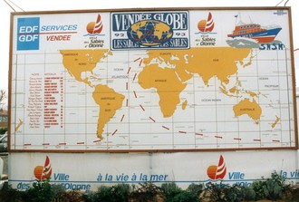 1992-1993 - Carte de la course - JLTouzeau