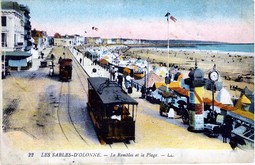 vue de la plage et remblai-tramway-couleur-088